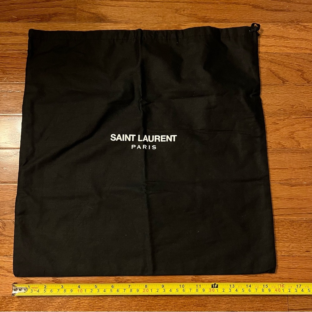 Yves Saint Laurent Dust Bag Medium Black Purse Handbag 15.75 x 16" DUST BAG ONLY